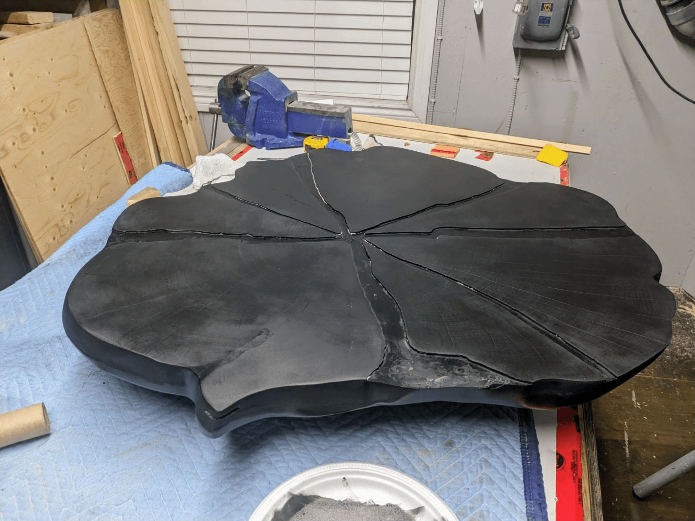 4. Black stain