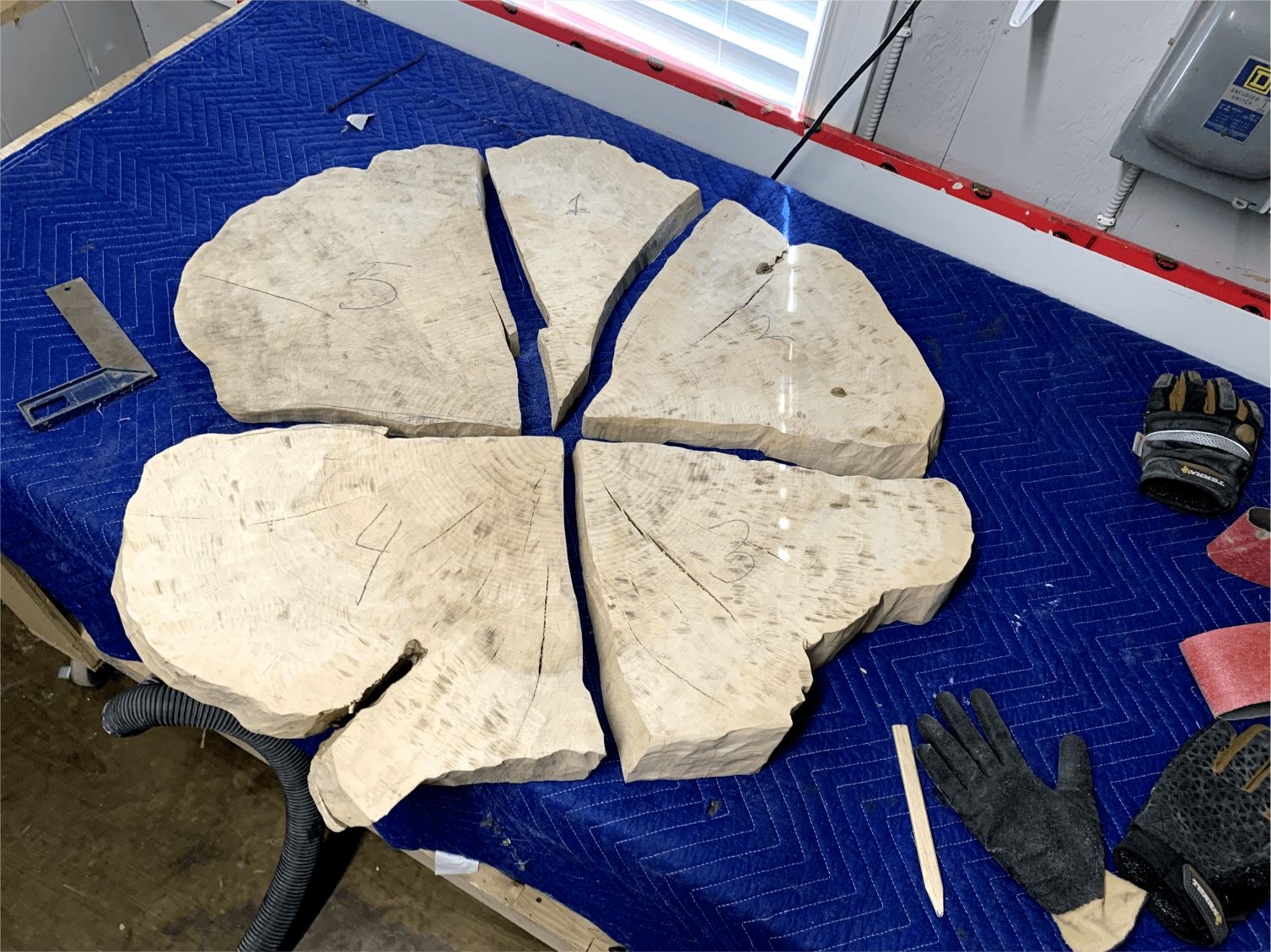 The rough-cut cookie, edges smoothed